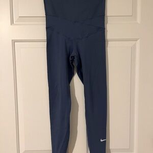 Nike | Maternity High-Waisted Leggings Blue | Size S